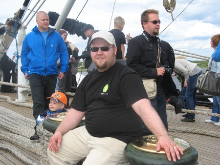 A-M on board of Sedov in 2010 A-M on board of Sedov in 2010